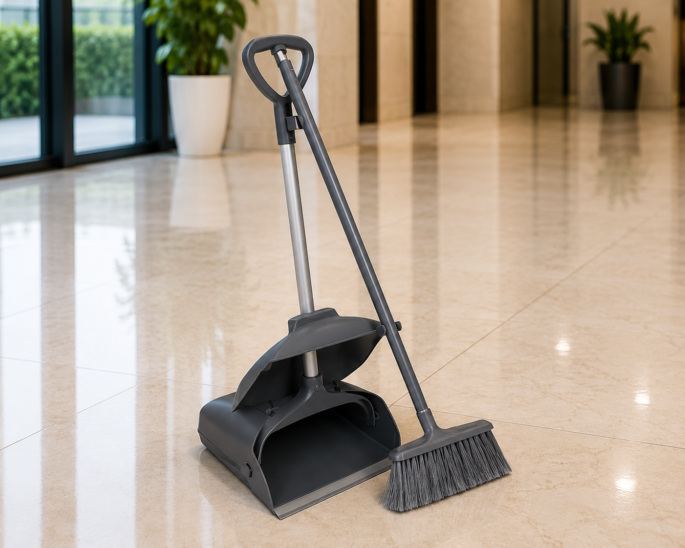 Dustpan with Brush Broom