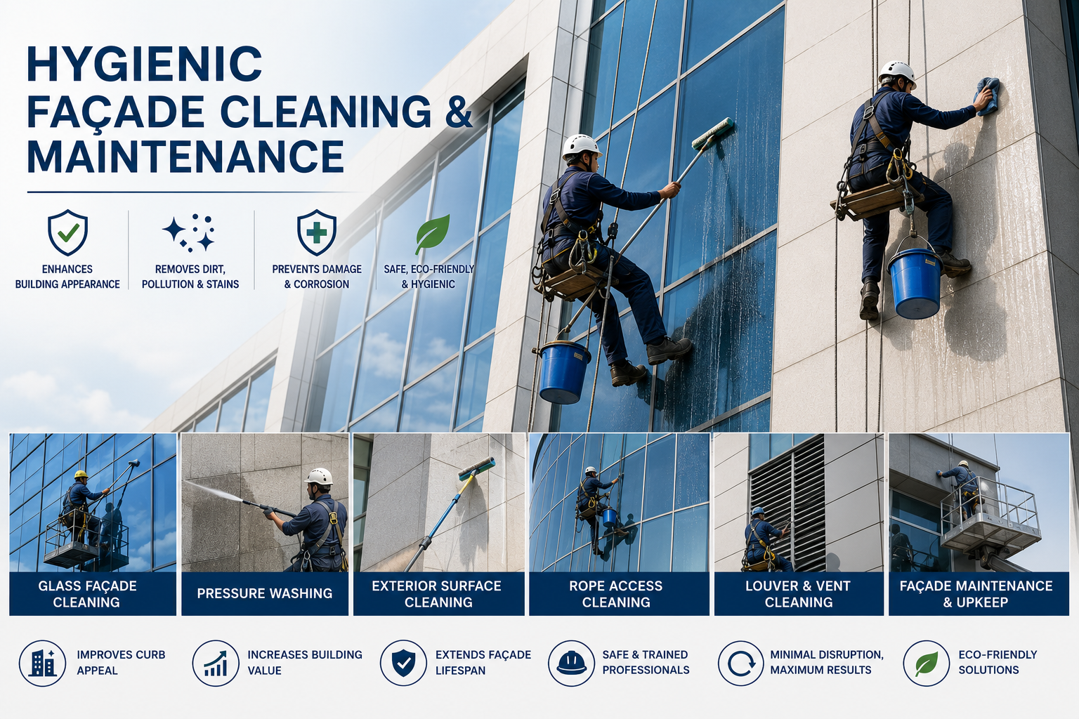 Hygienic Façade Cleaning & Maintenance
